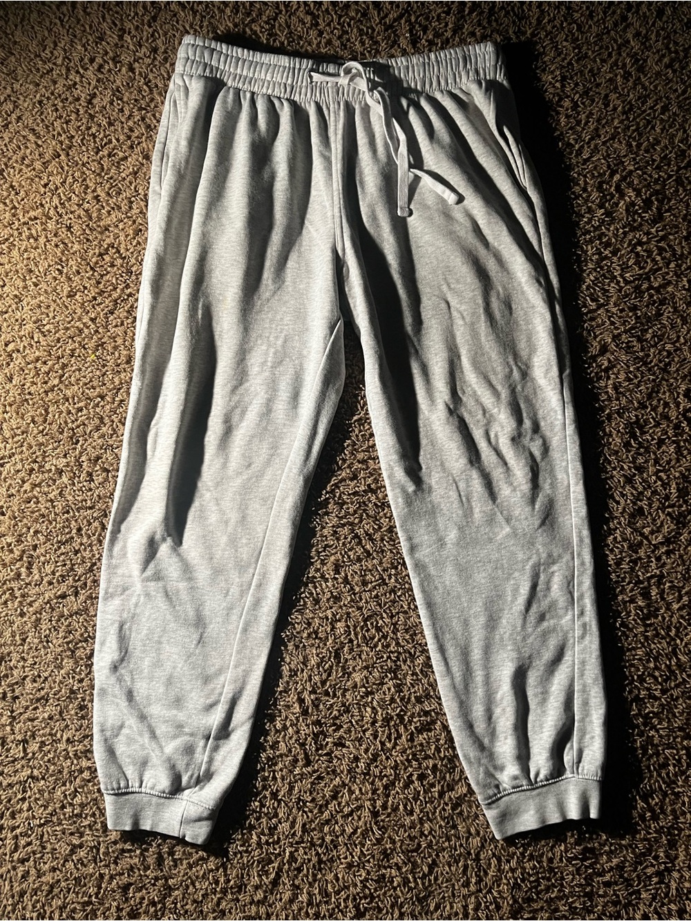 H&M Light Gray Men's Drawstring Joggers